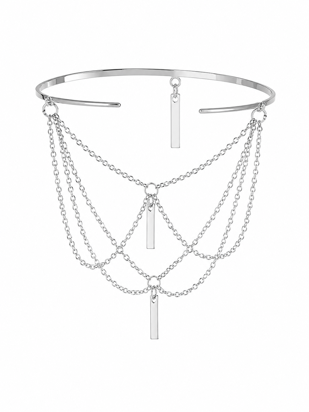 Silver Cascade Bracelet