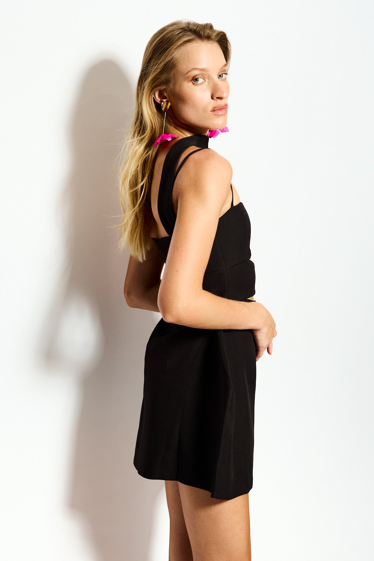 cut out midi dress