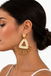 Sahara Raffia Earrings