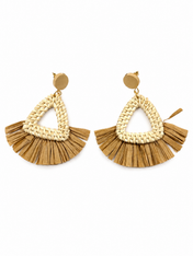 Sahara Raffia Earrings
