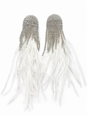 Swan Feather Earrings