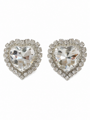 Crystal Hearts Earrings