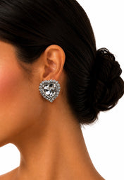 Crystal Hearts Earrings