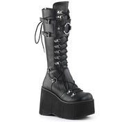 DEMONIA Blk Vegam Leather KERA Boots