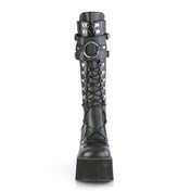 DEMONIA Blk Vegam Leather KERA Boots