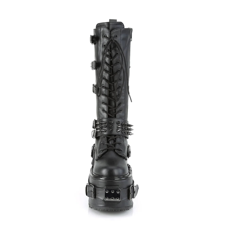 DEMONIA Blk Vegan Swing Boots