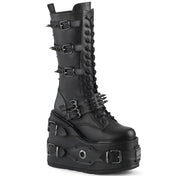 DEMONIA Blk Vegan Swing Boots