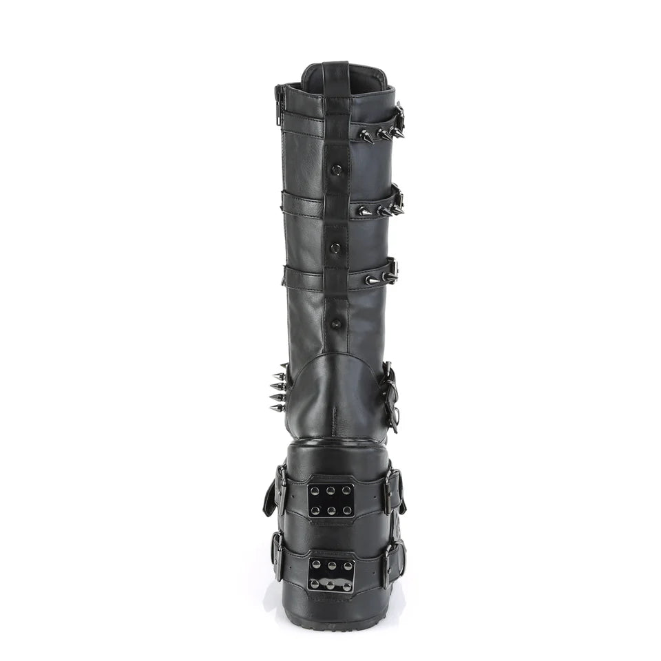 DEMONIA Blk Vegan Swing Boots