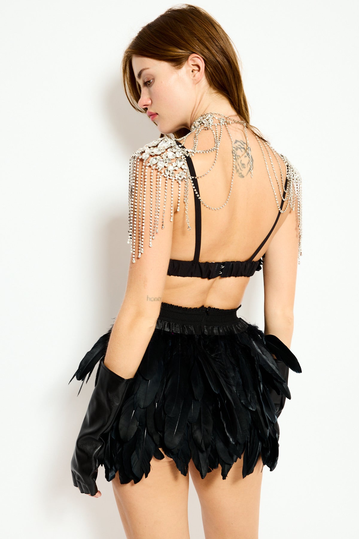 Sienna feather skirt