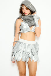 Sienna feather skirt