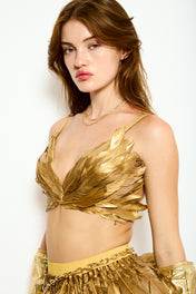 Sienna feather top