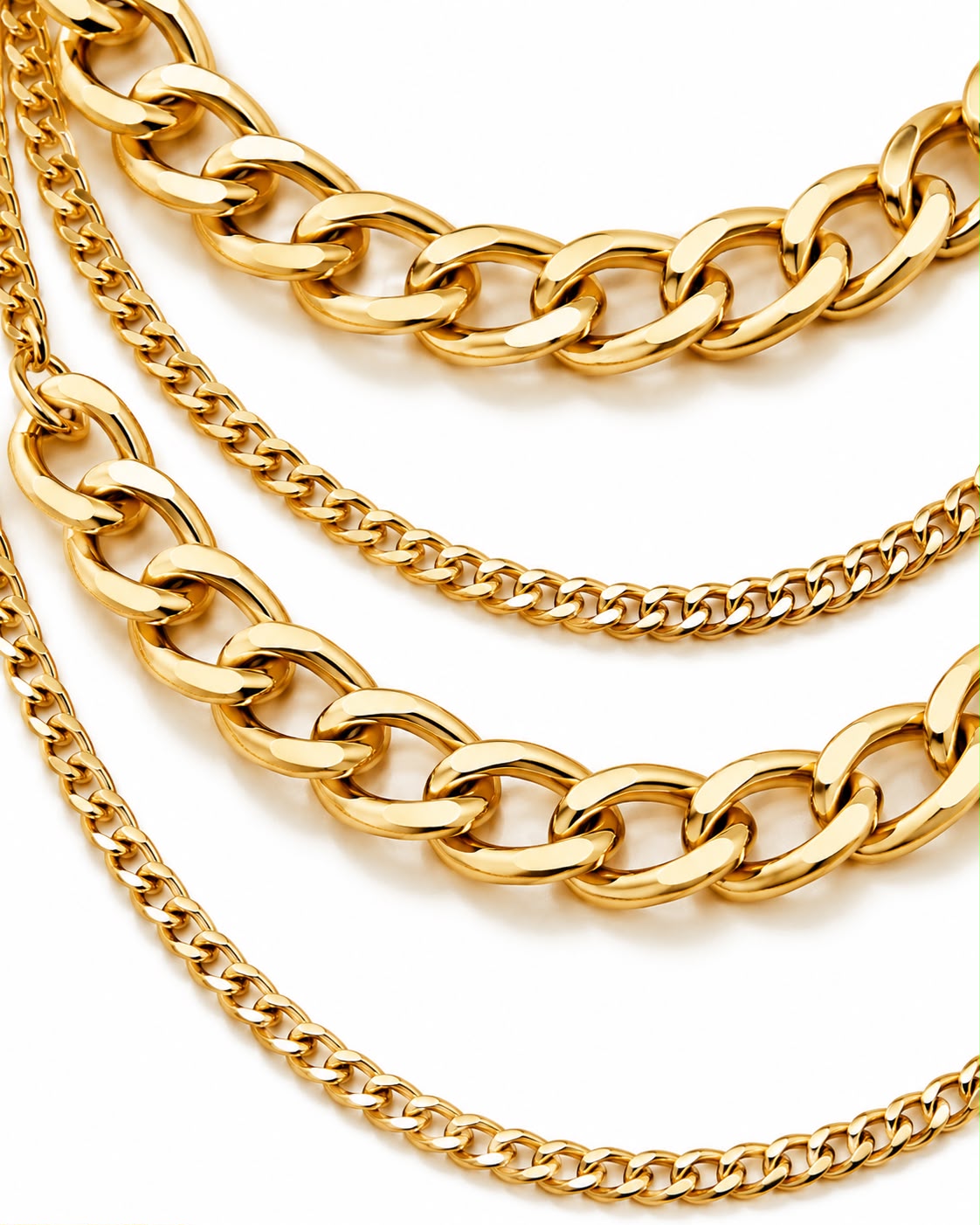 Multi Layer Gold Chain