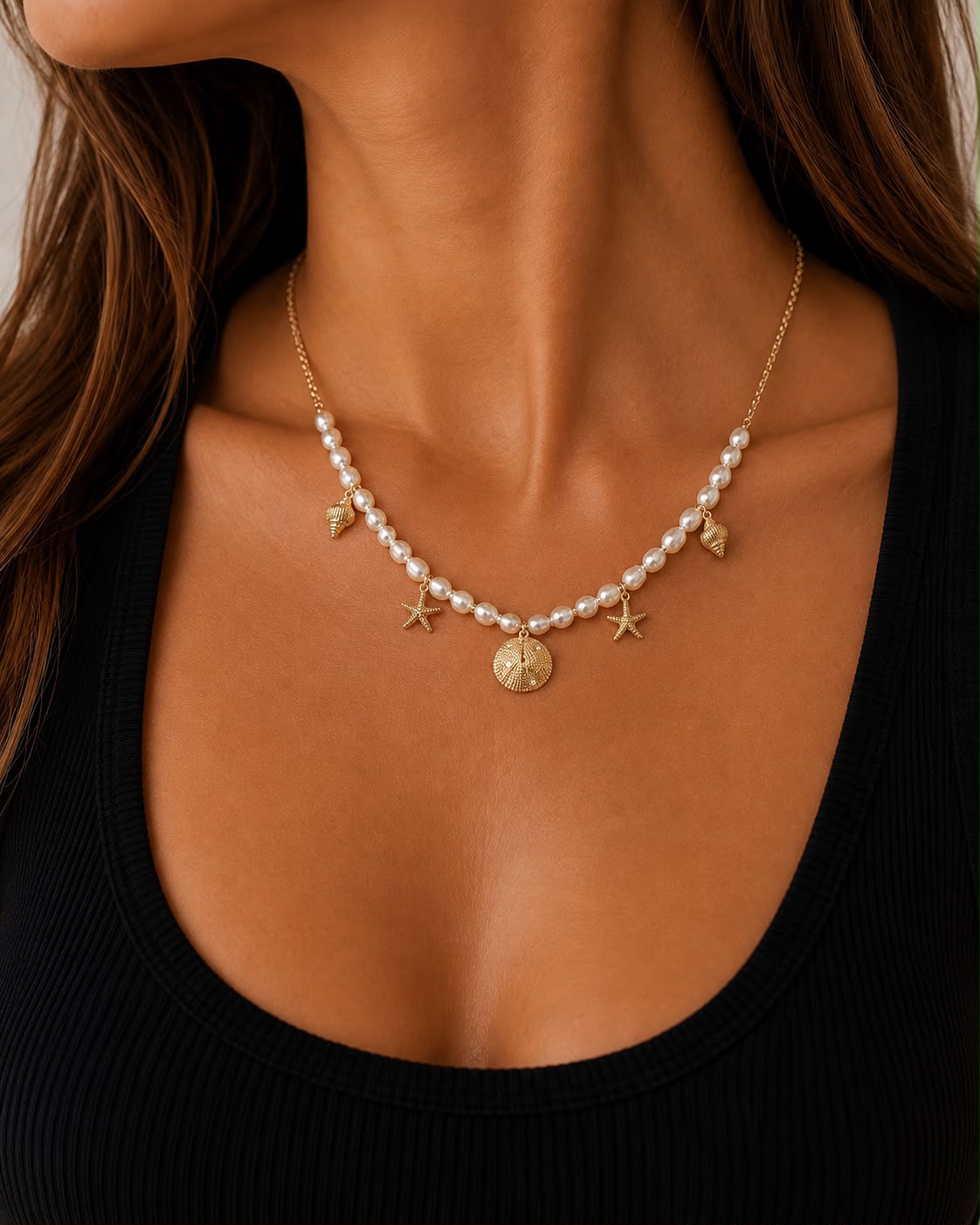 Ocean Pearl Necklace