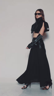 Raven crop vest