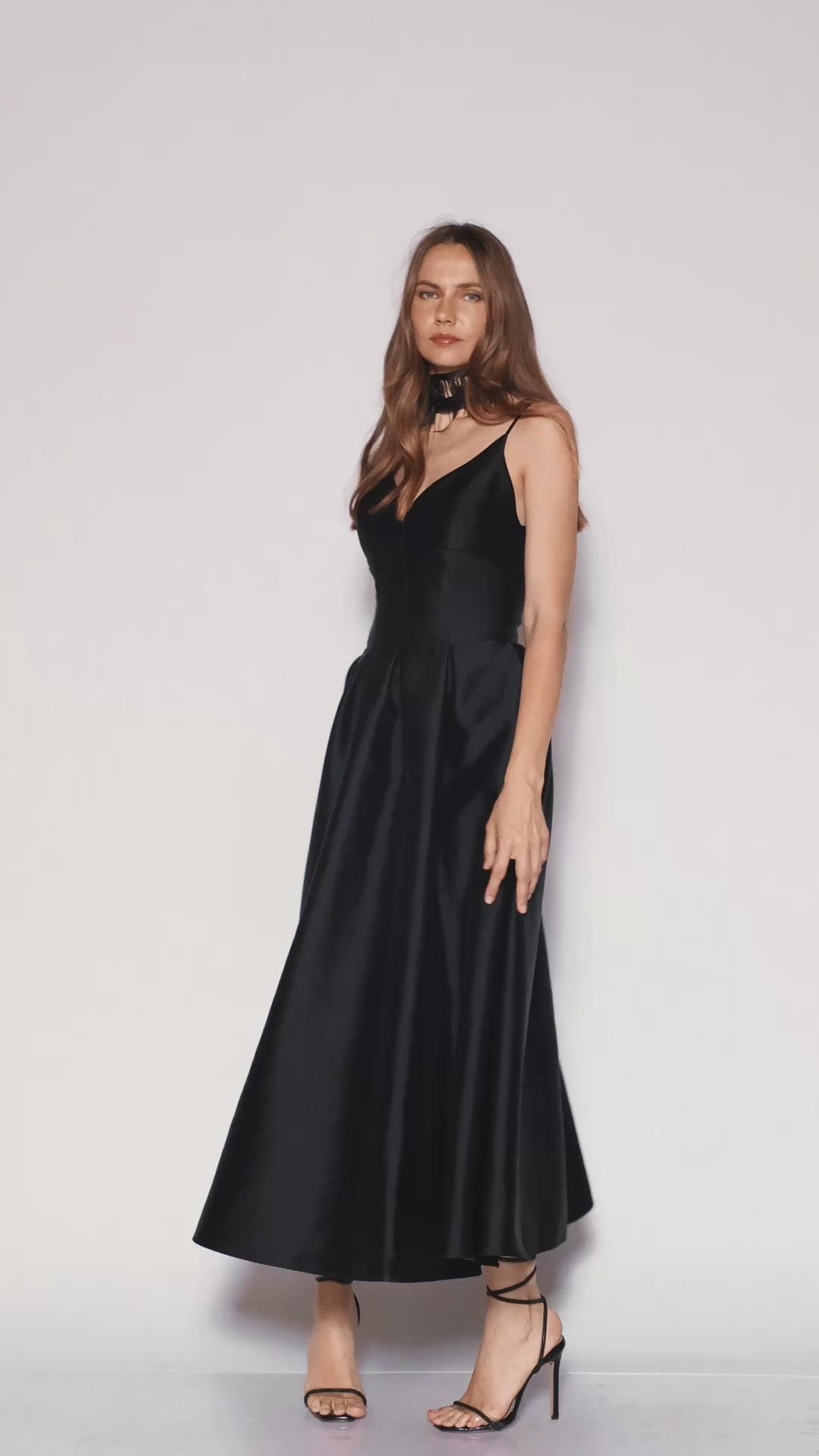 Noir gala dress