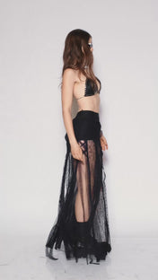 Aura lace skirt