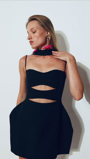cut out midi dress